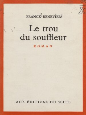 cover image of Le trou du souffleur